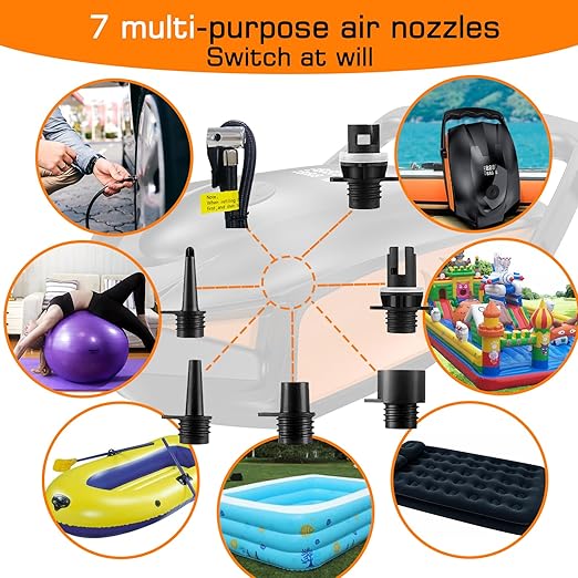 Outdoor portable inflatable pump
