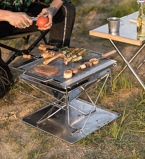 MT outdoor camping equipment-Firepit BBQ grill