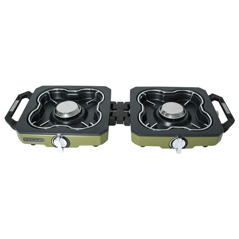 New outdoor folding magnetic shell camping portable stove