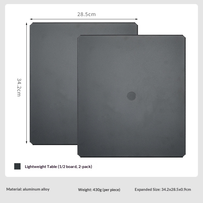 T-2359BK Aluminum Alloy Top Plate for Lightweight Mesh Table