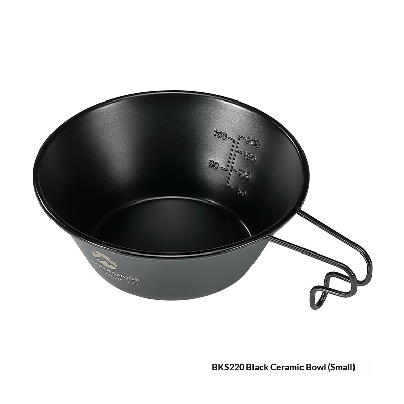 BKS220 Stainless Steel Black Titanium-Plated Sierra Bowl