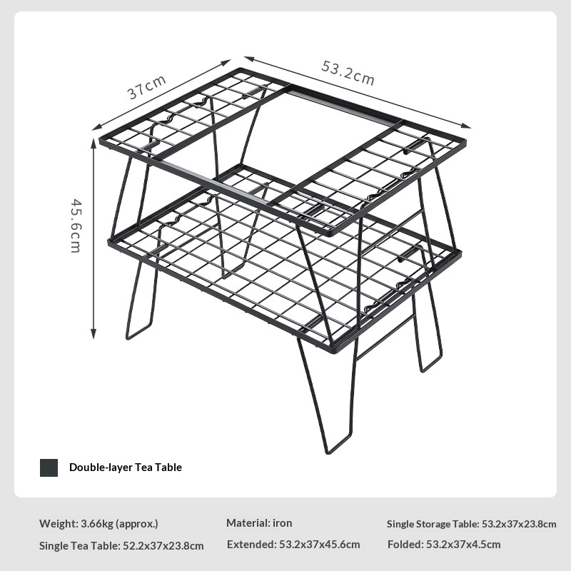 CK-2G Outdoor Camping Foldable IGT Module Barbecue Table