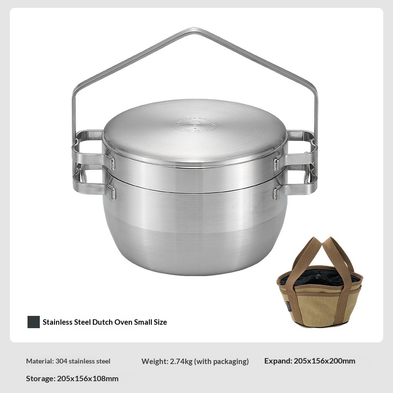 DO-25 Thickened Stainless Steel Dutch Oven