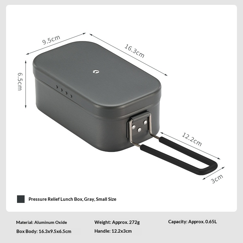 OutGearPro-1609 Outdoor Aluminum Lunch Box