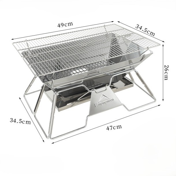 MT-3 Multi-Function Windproof Camping Barbecue Grill