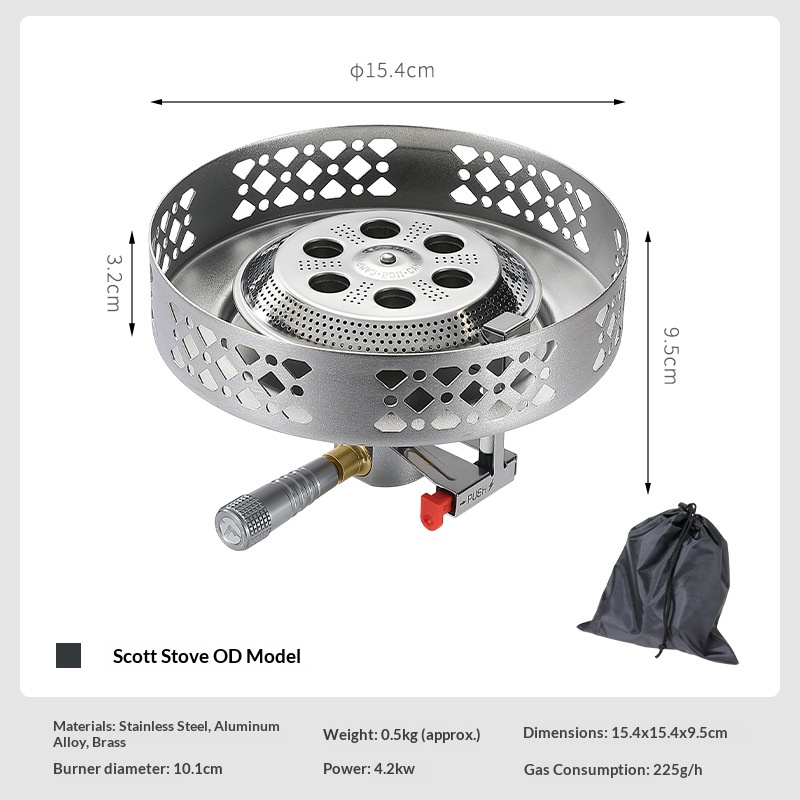 Scott High Mountain Windproof Pressure-Stabilizing Burner