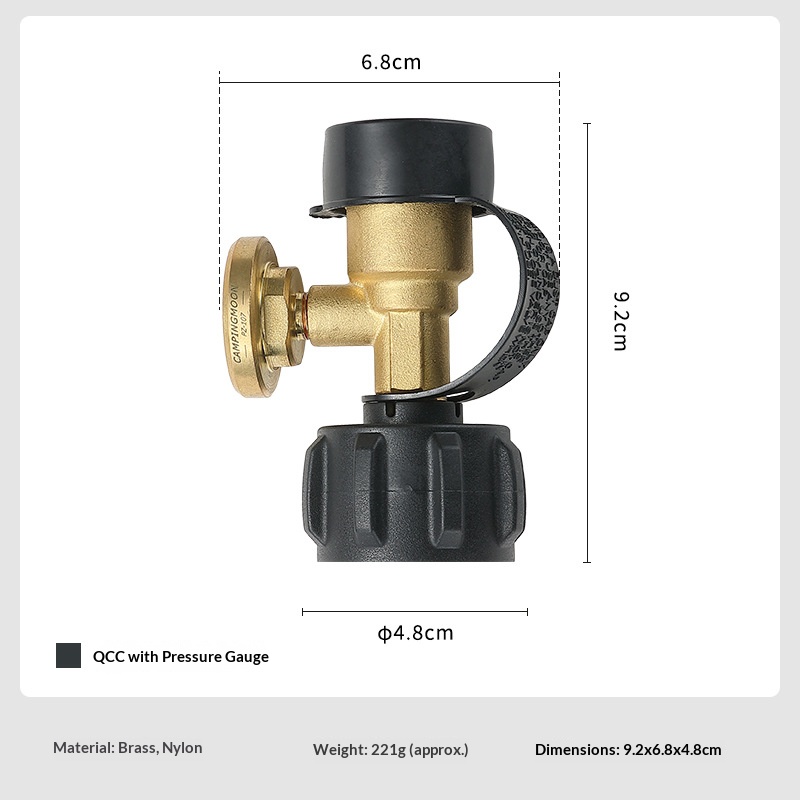 OutGearPro-PZ-107 QCC with Pressure Gauge