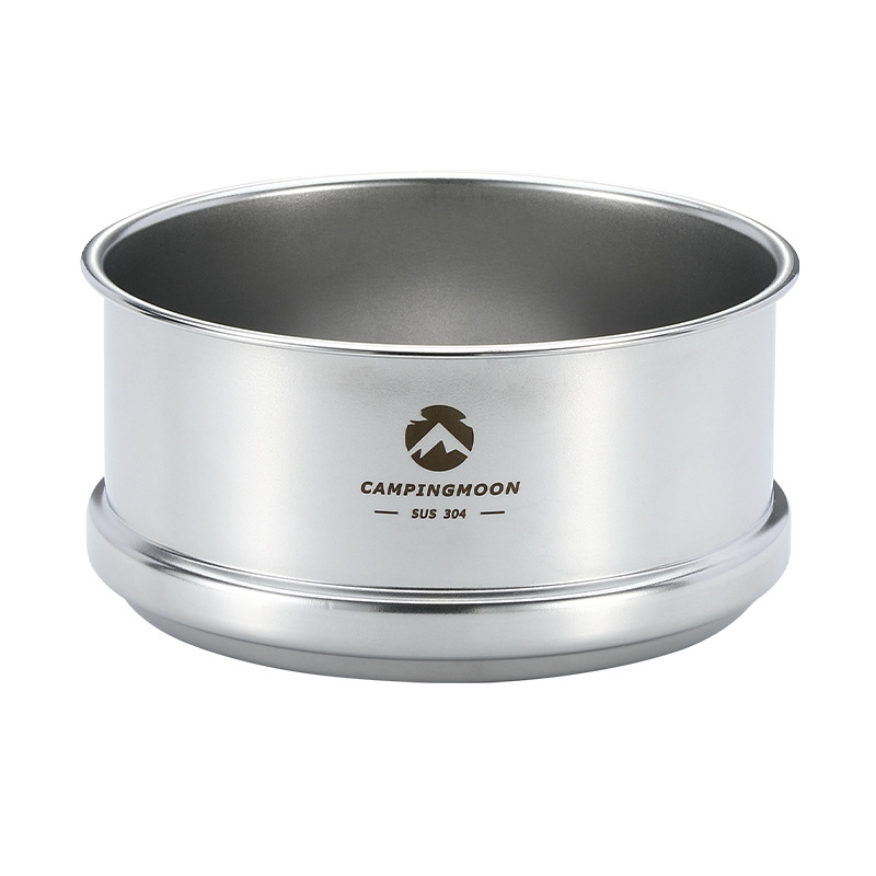 OutGearPro-S362 Stainless Steel Steamer Basket for Outdoor Camping & Picnic