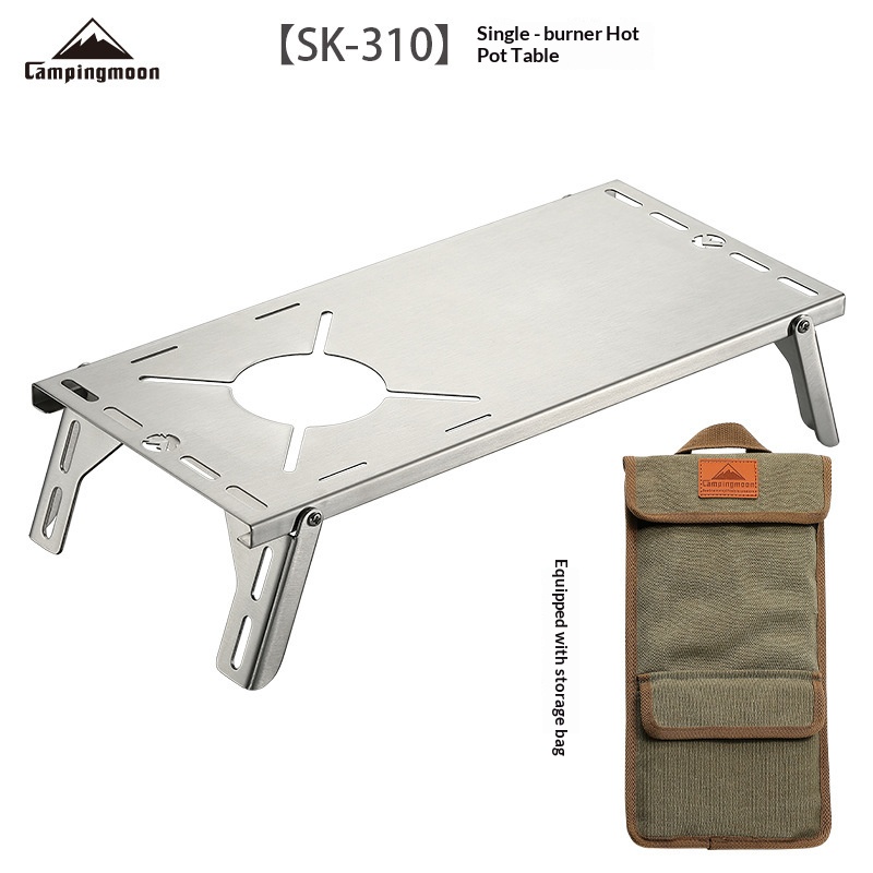SK-310 Outdoor Stainless Steel Folding Table for Solo Use