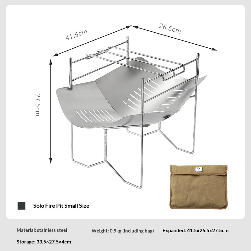 SOLO-A4 outdoor portable folding fire pit