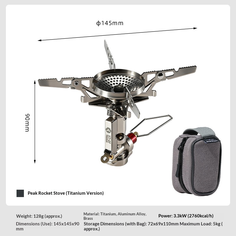 XT-2F Titanium Edition Rocket Stove