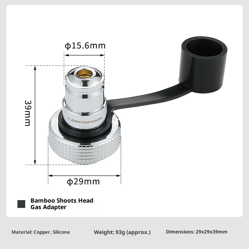 OutGearPro-Z-SG Bamboo Shoot Gas Adapter