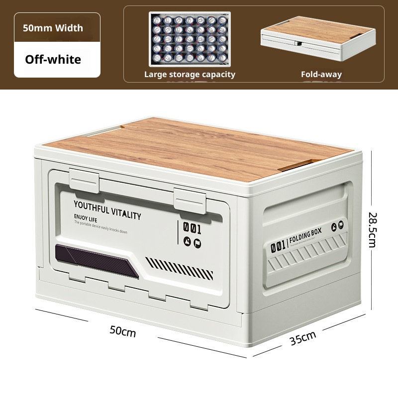 Outdoor camping multi-functional folding storage box