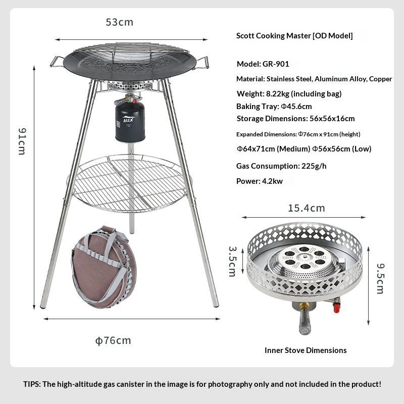 GR- Scott Barbecue Grill