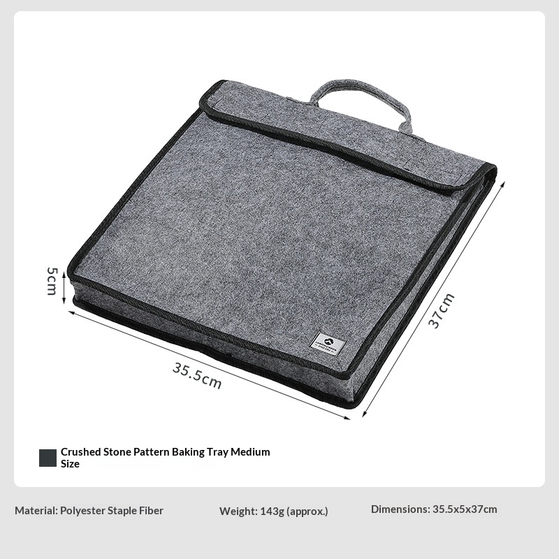GRW-33-B Grained Stone Grill Plate Storage Bag