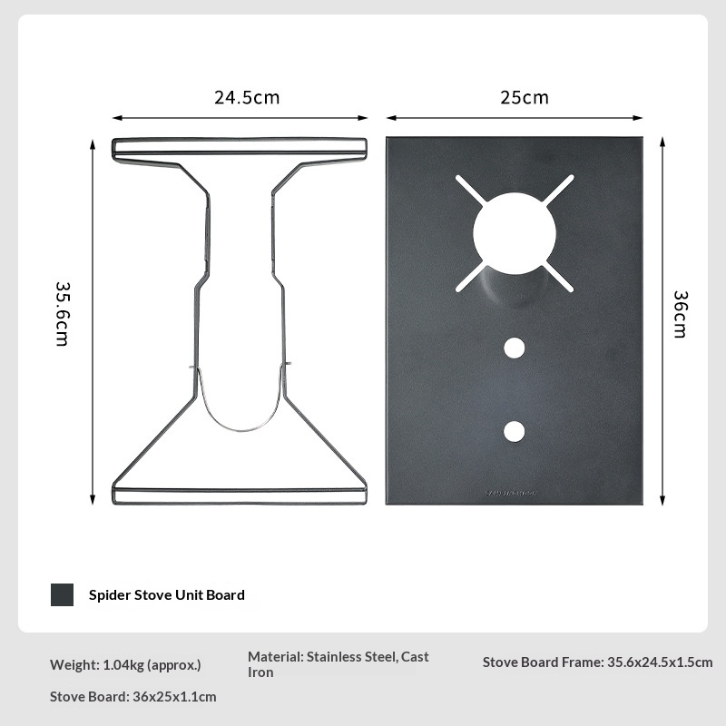 GT-12 Plate for Spider Stove IGT Table