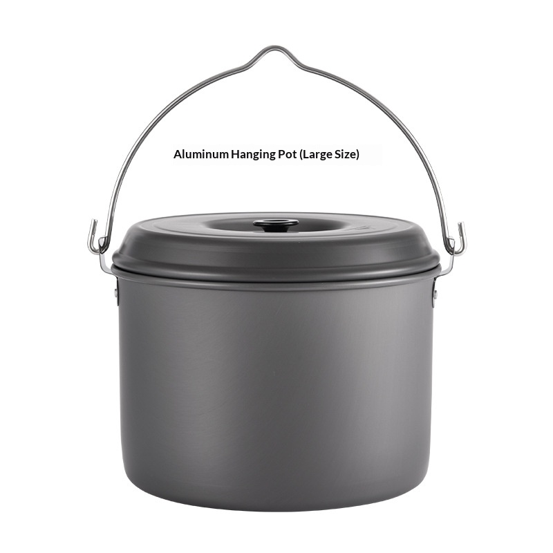 Large Capacity Aluminum Alloy Camping Hanging Pot