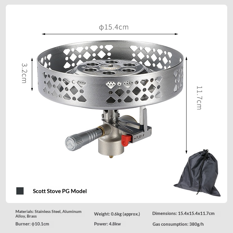 Scott High Mountain Windproof Pressure-Stabilizing Burner