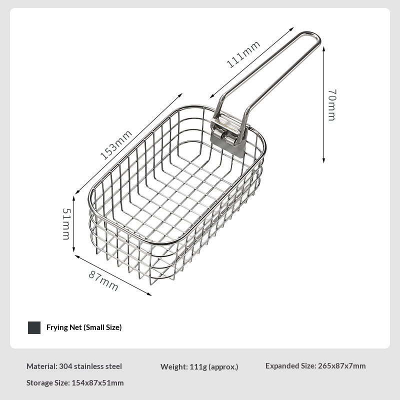 OutGearPro-S-1218 Stainless Steel Drain Basket