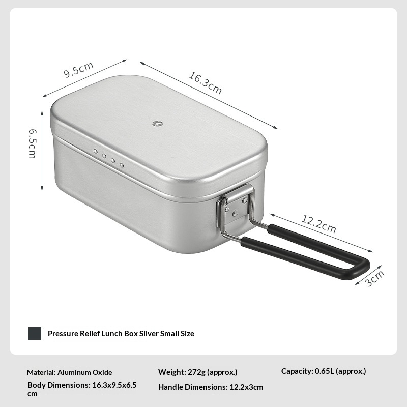 OutGearPro-1609 Outdoor Aluminum Lunch Box