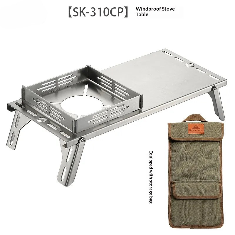 OutGearPro-SK-310 Outdoor Stainless Steel Folding Table for Solo Use