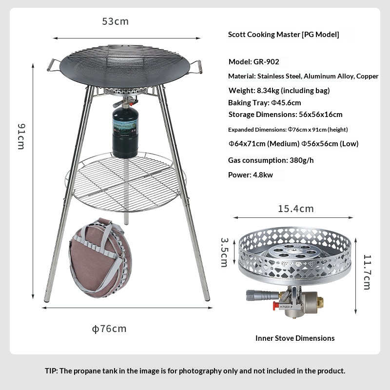 GR- Scott Barbecue Grill