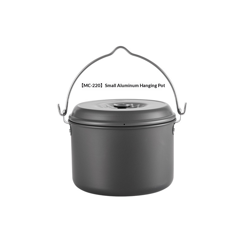 Large Capacity Aluminum Alloy Camping Hanging Pot