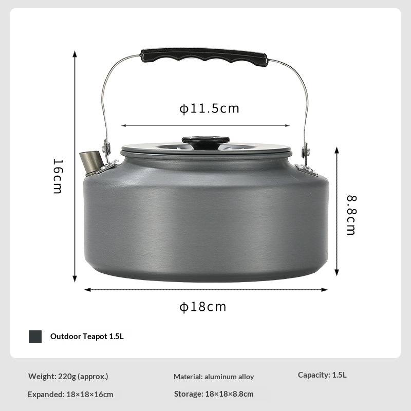Aluminum Alloy Portable Kettle