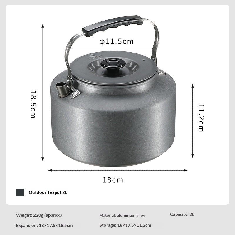Aluminum Alloy Portable Kettle