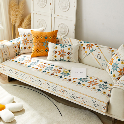 北歐風雪尼爾學校沙發套