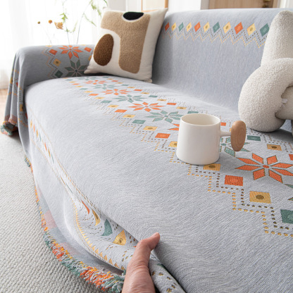 北歐風雪尼爾學校沙發套