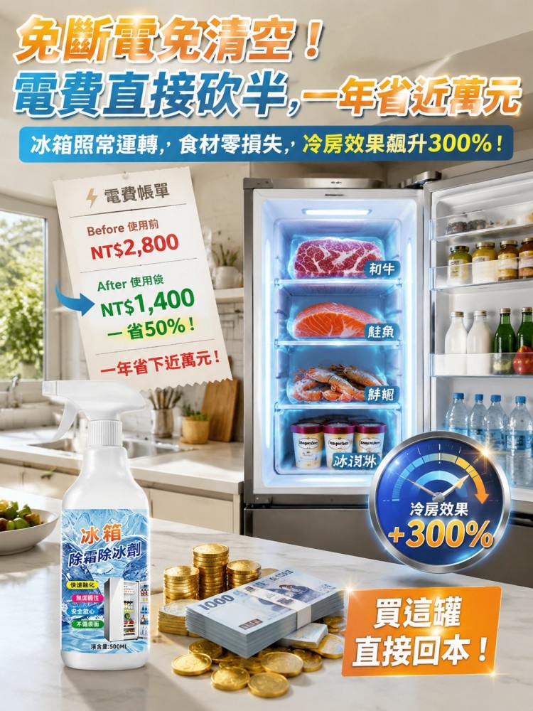 【日本零下速融技術】3分鐘厚冰秒變清水！