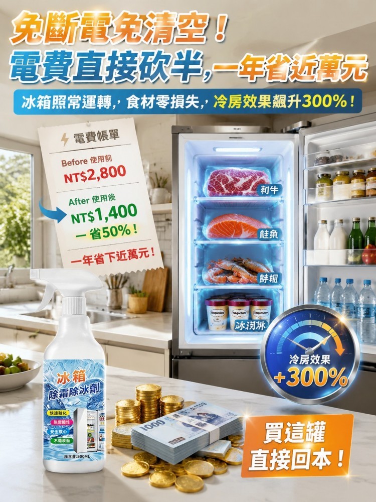 【日本零下速融技術】3分鐘厚冰秒變清水！
