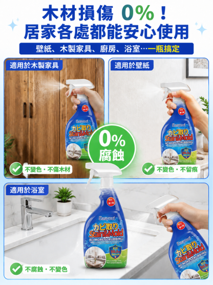 JL-【專利技術】牆體木傢俱強效除黴劑