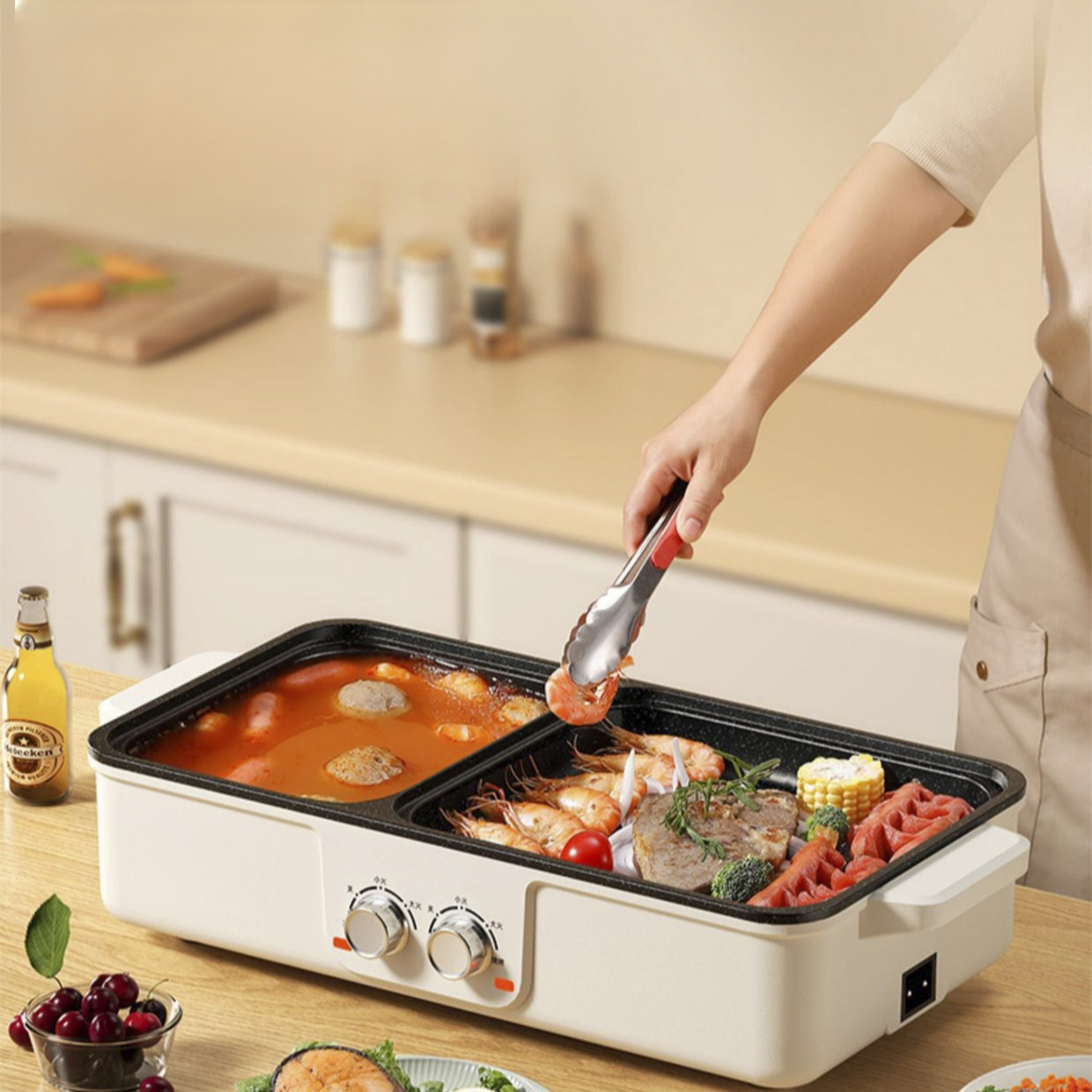 燒烤多功能電火鍋