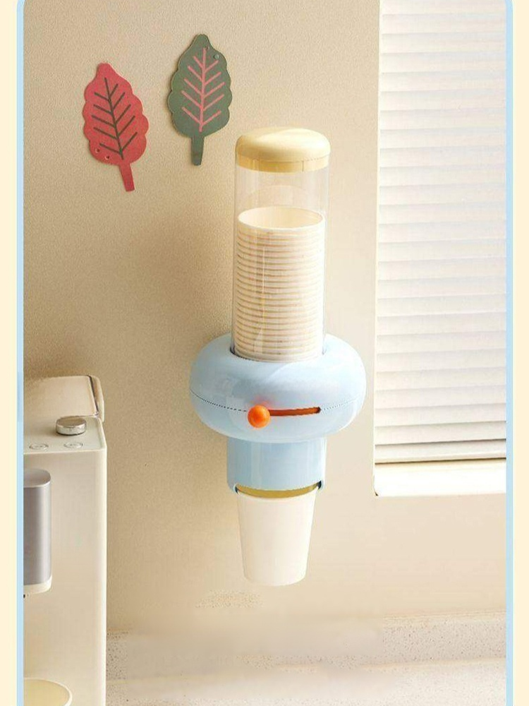 免打孔壁掛自動取杯器