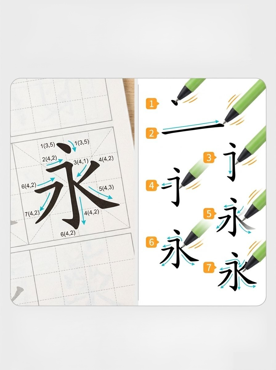 【兒童啟蒙】凹槽控筆訓練帖