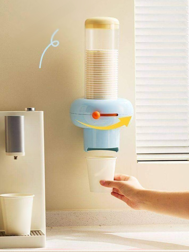 免打孔壁掛自動取杯器