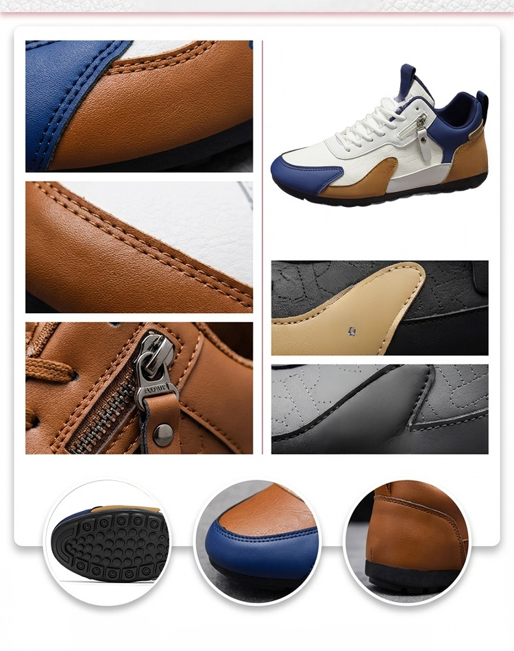 百搭皮面休閒運動鞋