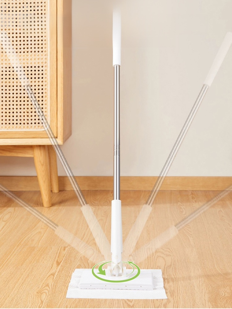 懶人自動夾布拖把洗臉巾清潔拖把免手洗衛生間