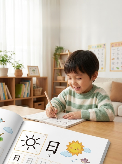 【兒童啟蒙】凹槽控筆訓練帖