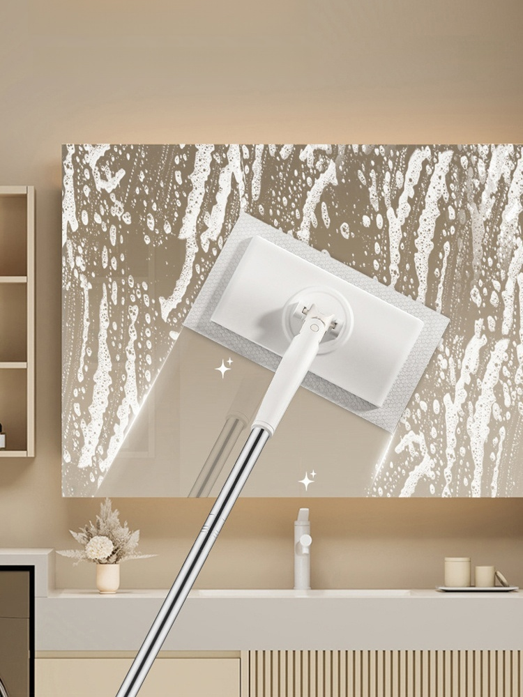 懶人自動夾布拖把洗臉巾清潔拖把免手洗衛生間