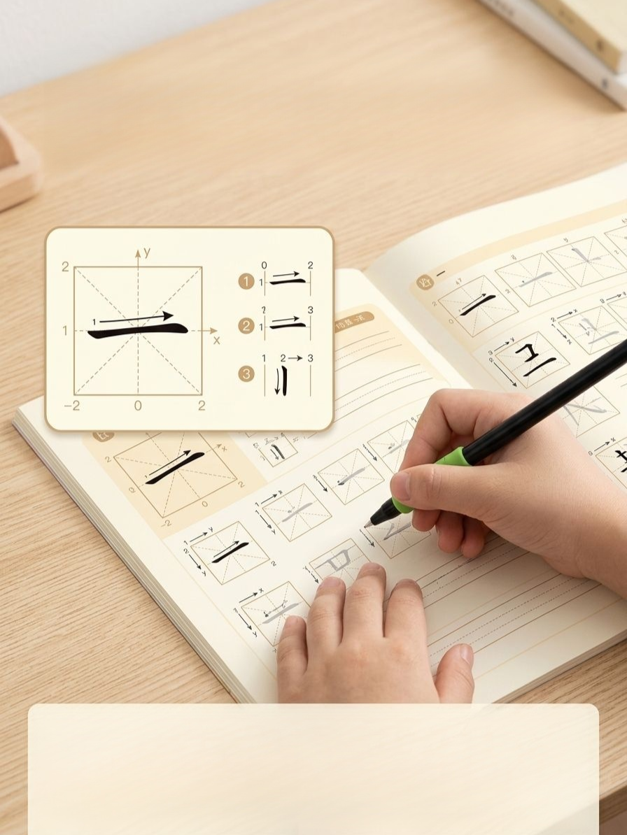 【兒童啟蒙】凹槽控筆訓練帖