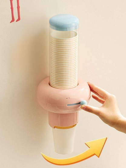 免打孔壁掛自動取杯器