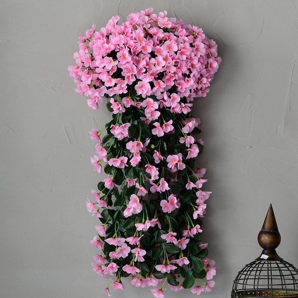 紫羅蘭壁掛繡球花可選假花