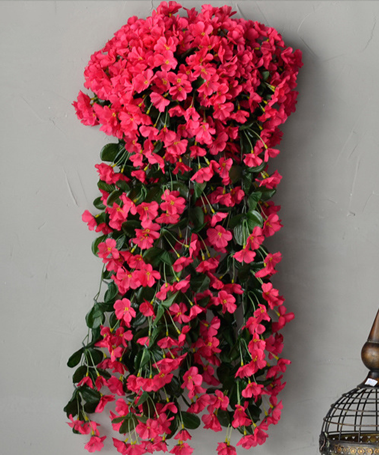 紫羅蘭壁掛繡球花可選假花