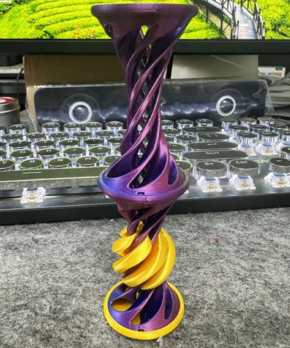 桌上擺件立體螺旋彈射解壓玩具