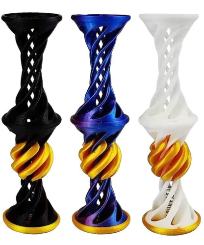 桌上擺件立體螺旋彈射解壓玩具