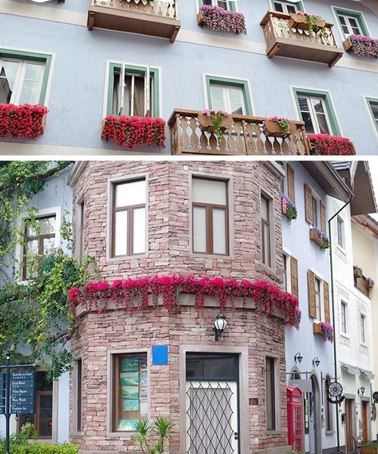 紫羅蘭壁掛繡球花可選假花