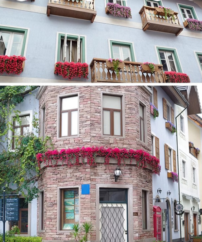 紫羅蘭壁掛繡球花可選假花